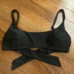 Aerie Scoop tie back bikini top